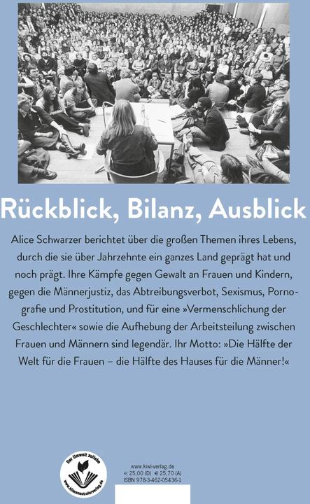 Produktbild Lebenswerk (Deutsch, Alice Schwarzer, 2020)