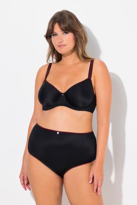 Image du produit Ulla Popken Soutien-gorge à armatures, bonnets Spacer. Tissu jacquard à motif. Bonnet C-D. (85 B)