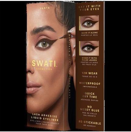 Productafbeelding Swati VANTA Wimperplak Vloeibare Eyeliner Bruin (Bruin)