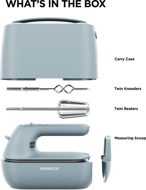 Produktbild Kenwood Handmixer HMP40.000GY (350 W)