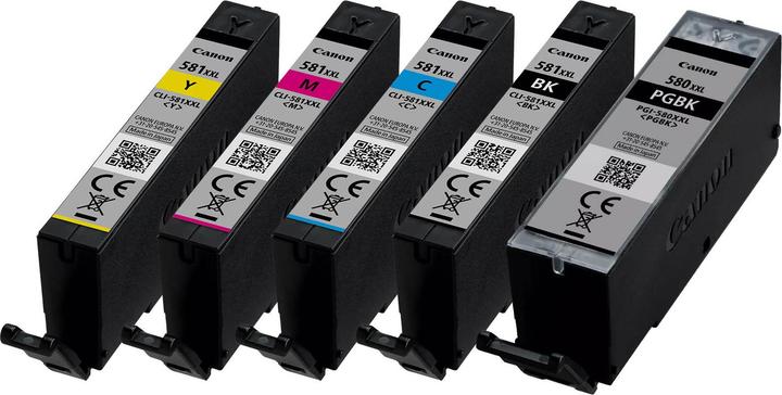 Image du produit Canon PGI-580/CLI-581XXL (C, CF, M, PGBK, Y)
