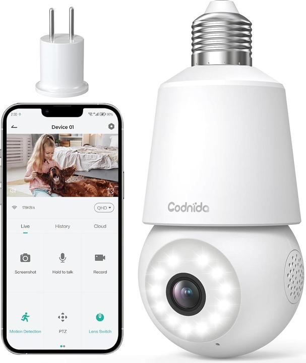 Actual product image Imou Bulb Cam