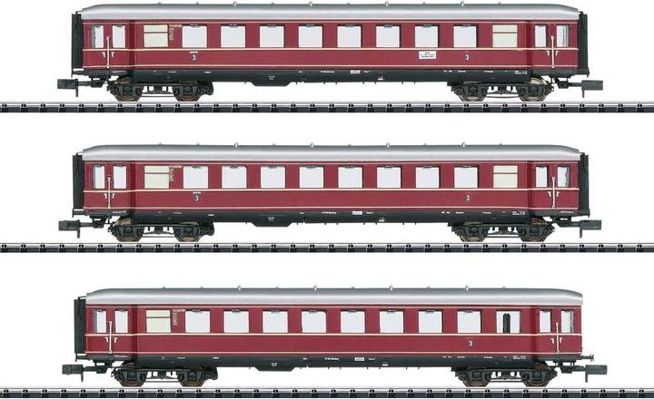 Produktbild MiniTrix T15405 Personenwagen 3er-Set / Die roten Bamberger/ Teil 1 der DB Teil 1 (Spur N)