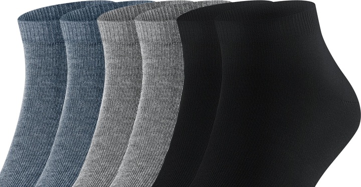 Produktbild Falke Happy 6-Pack Herren Sneakersocken (6er Pack, 39 - 42)