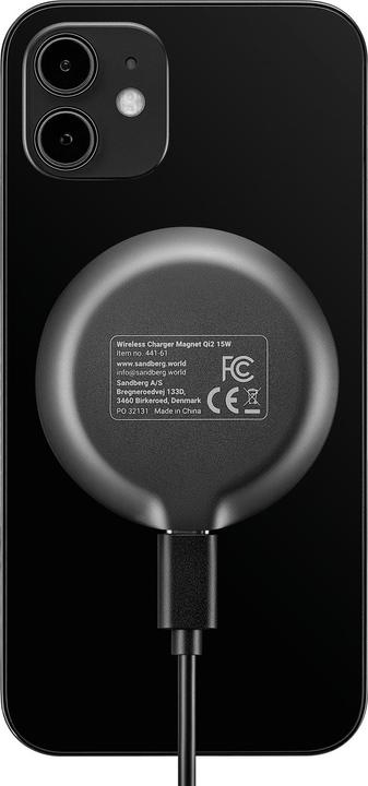 Produktbild Sandberg Wireless Charger Mag Qi2 15W (15 W)
