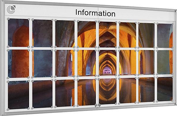 Image du produit Schaar-Design Vitrine simple BASIC (Tableau noir, 196 x 98.50 cm)