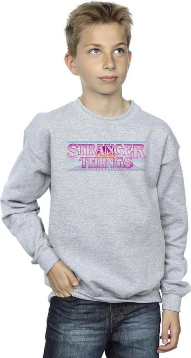 Produktbild Netflix Stranger Things Retro Title Sweatshirt Jungen (140, 146)