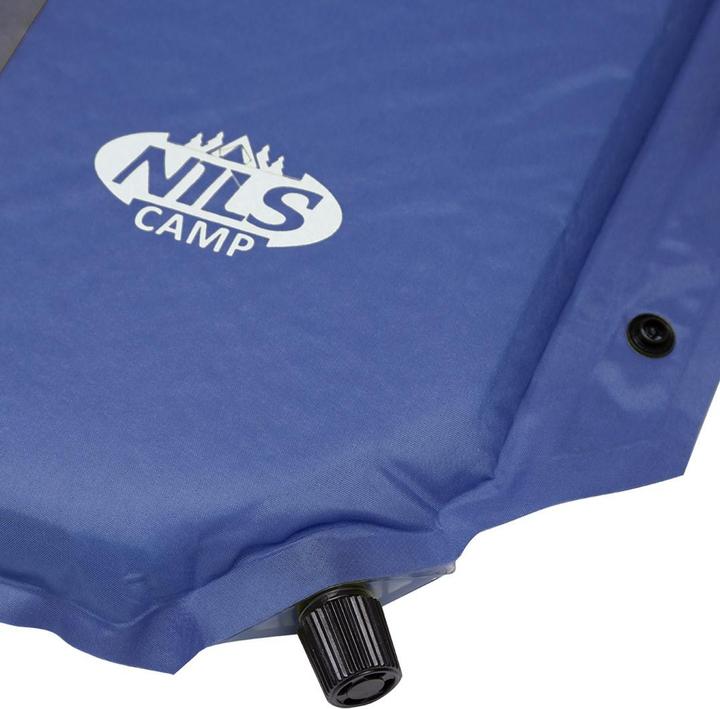 Actual product image Nils Camp Nc4349 Blue-Gray Rubber Carpet With Cushions