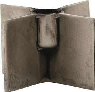 Actual product image House Doctor Candle stand, Wing, Raw iron