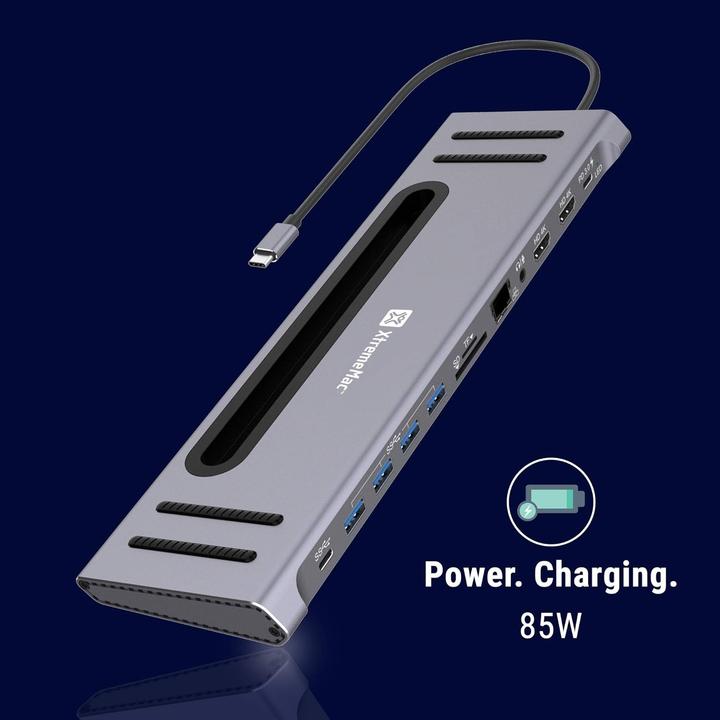 Immagine prodotto XtremeMac Type-C Hub Station - 12 Ports (USB-A, USB-C, 12 porte)