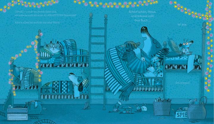 Actual product image Die allerkürzeste Gutenachtgeschichte der Welt (German, Kate Hindley, Louise Fitzgerald, Mathias Jeshke, 2024)