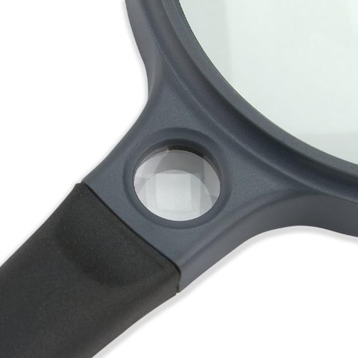 Actual product image Carson Hand Magnifier with Rubber Handle 2x90mm