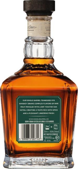 Produktbild Jack Daniel's Tennessee Rye Whiskey Single Barrel (Rye Whisky)