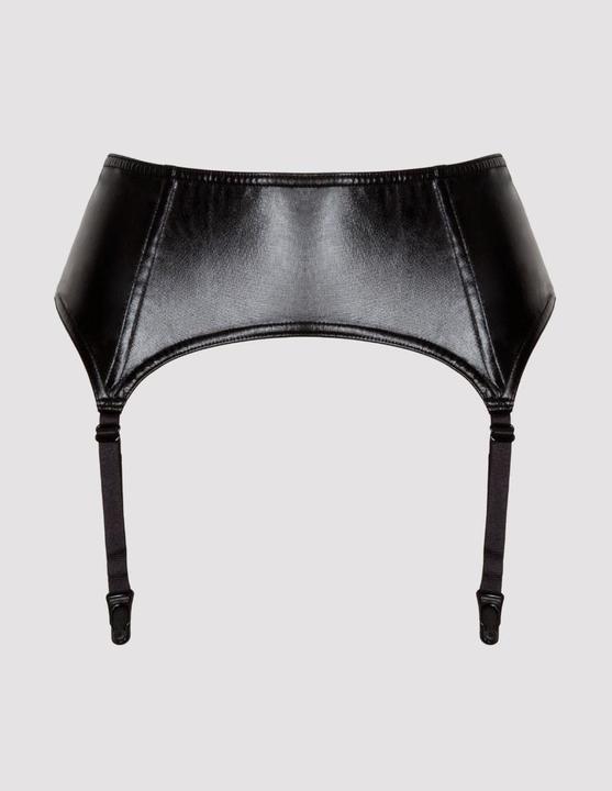 Image du produit Lovehoney Fierce Wet Look Suspender Belt (Black 3X / 4X) (ceinture de maintien) (3XL, 4XL)