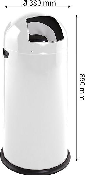 Actual product image kaiserkraft Push waste collector (52 l)