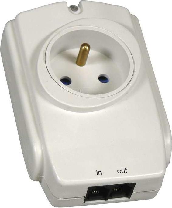 Image du produit Emos P53893 surge protector White 1 AC outlet(s) (1 x, PECO 7/5)
