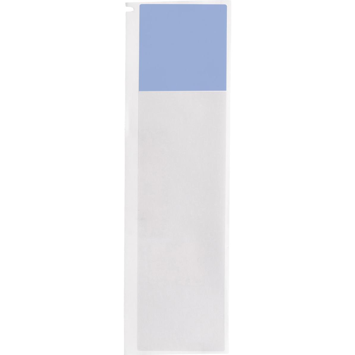 Thumbnail - Brady, Etiketten, M6-34-427-BL, Vinyl, selbstlaminierend, Blau/Transparent, matt, 38.10 x 38.10(152.40) mm, fü