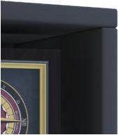 Produktbild VCM Holz CD DVD Stand Regal Rasato mit Glasböden (21 x 14 x 152 cm)