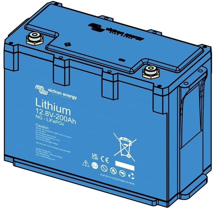 Victron Energy LiFePO4 Battery (12.80 V, 200 Ah)