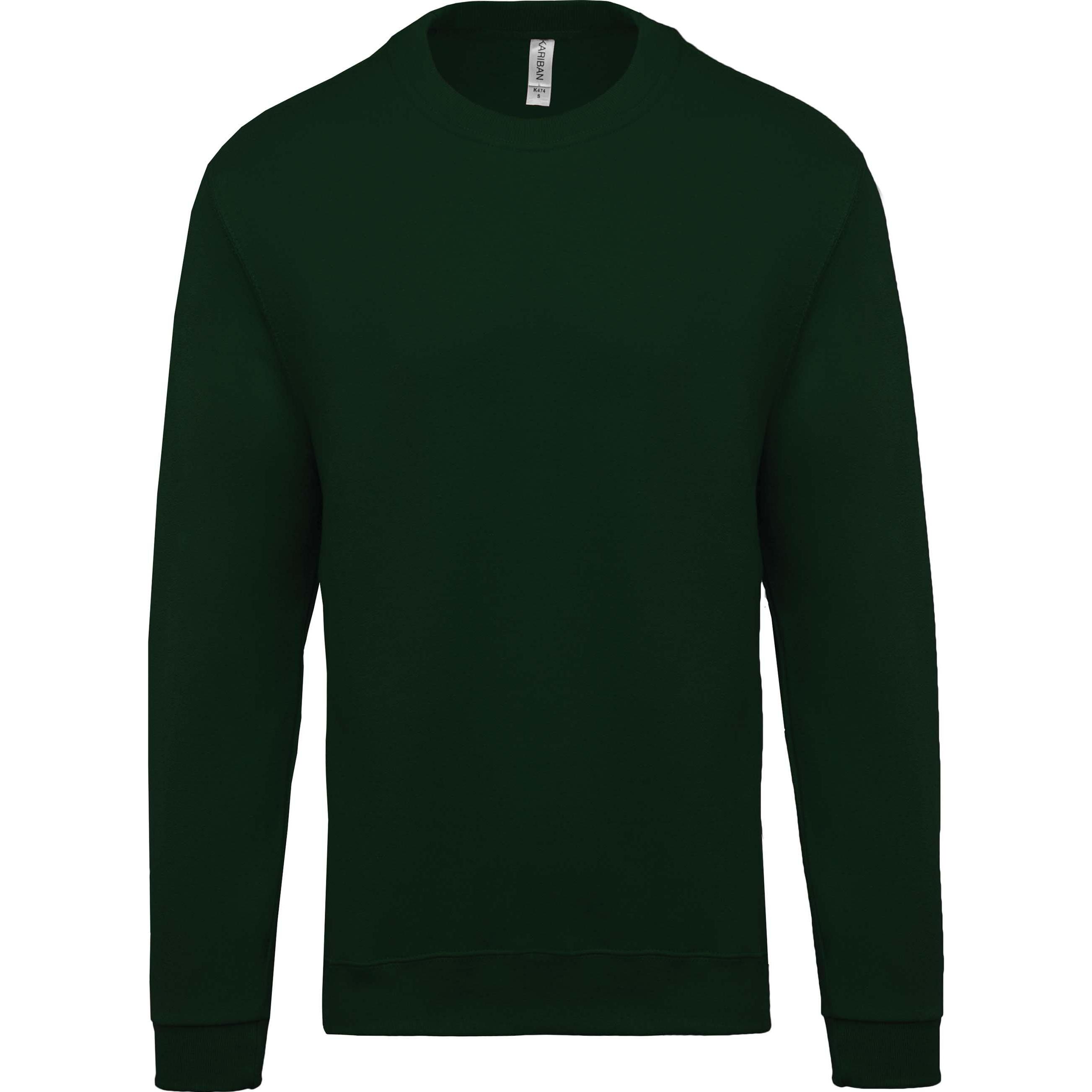 Kariban, Herren, Pullover, Rundhalsausschnitt, Blau, (XS)