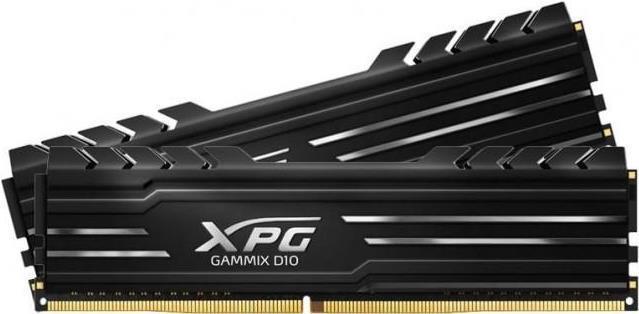 Produktbild Adata Memory XPG Gammix D10, DDR4, 32 GB, 3600MHz, CL18 (AX4U360016G18I-DB10) (2 x 16GB, 3600 MHz, DDR4-RAM, DIMM)