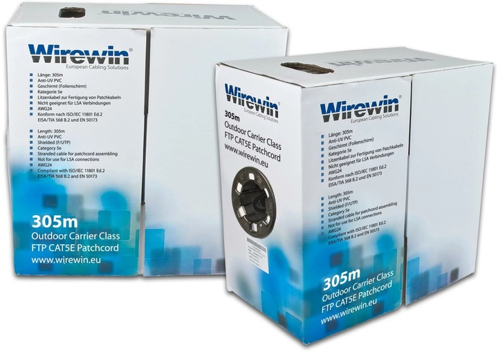 Produktbild Wirewin Netzwerkkabel (F/UTP, CAT5e, 305 m)