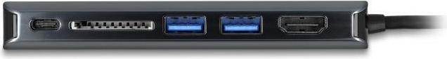 Produktbild Delock Dockingstation USB-C HDMI 4K 30Hz (USB-C, 2 Ports)