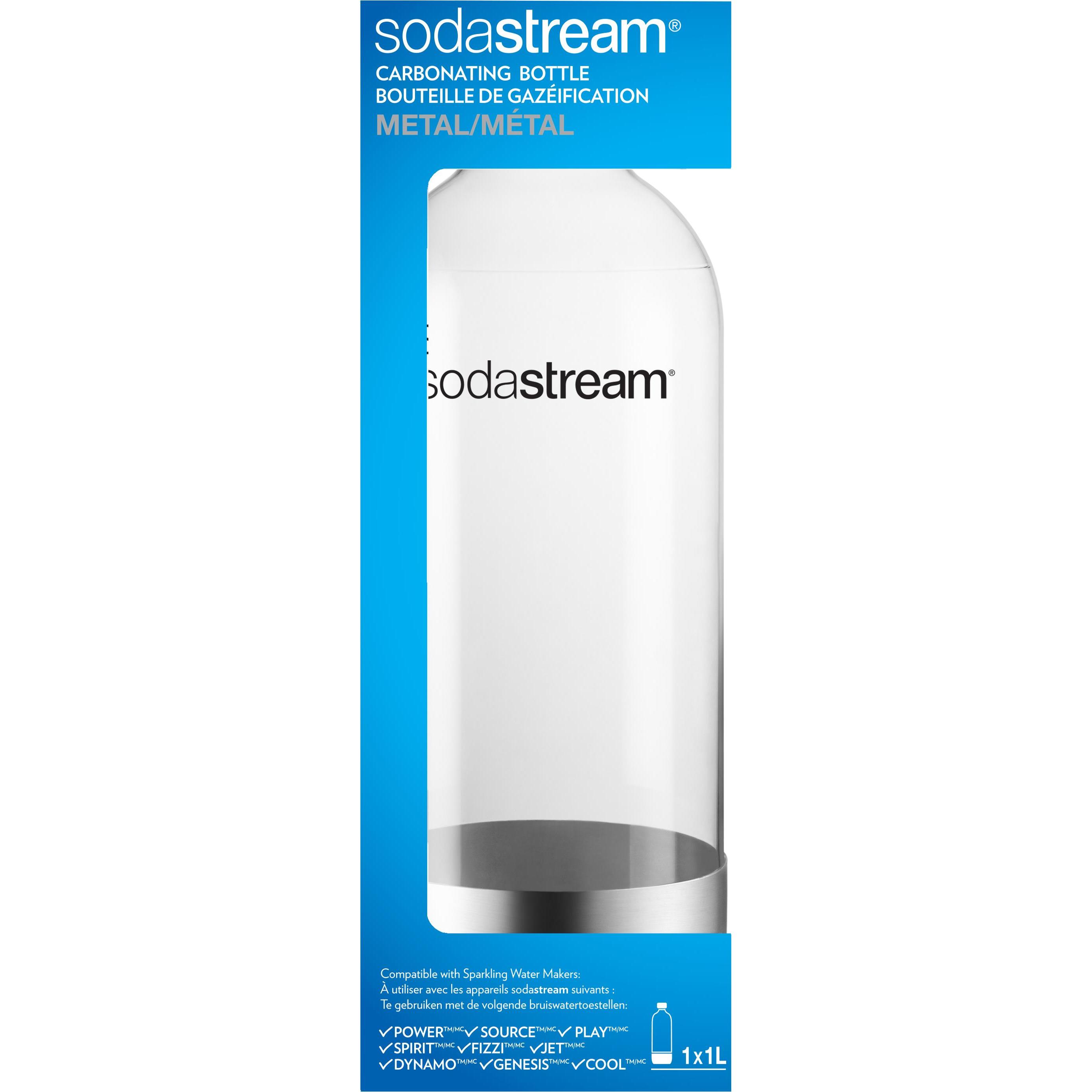 Thumbnail - SodaStream Flasche, Wassersprudler Zubehör, Transparent, Silber