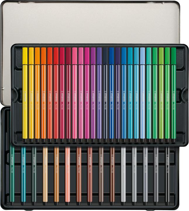 Productafbeelding STABILO Pen 68 Premium viltstift (Veelkleurig, 40 x)