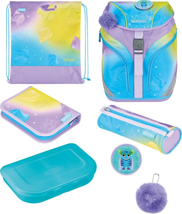 Immagine prodotto Herlitz SoftLight Greenline Little Monster cartella per la scuola primaria (18 l)