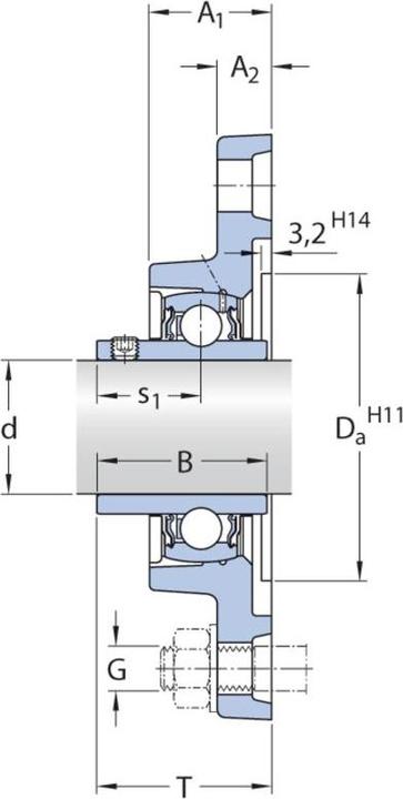 Produktbild SKF Y-Flanschlagereinheiten (Lagergehäuse)