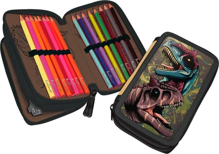 Actual product image Kids Licensing Double Pencil Case - Dino T-Rex (090308516)