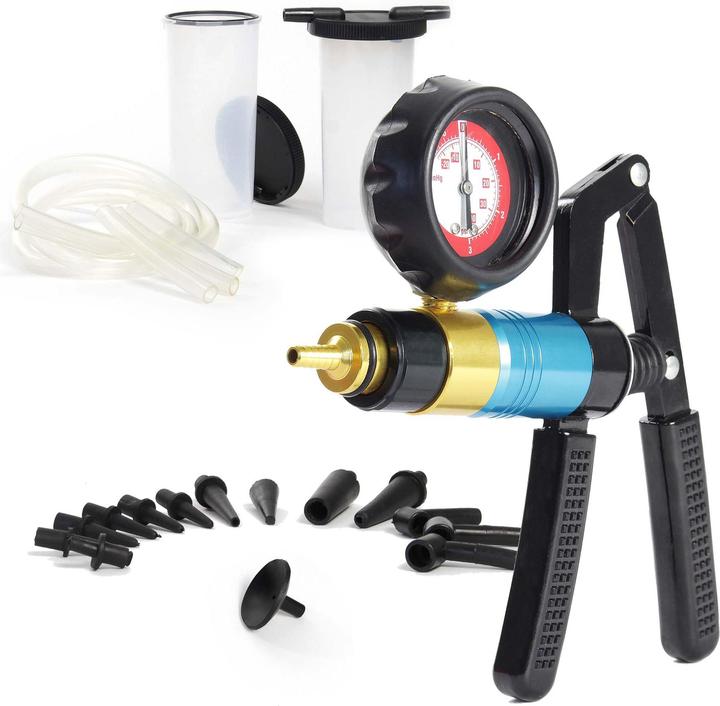 Image du produit XPOtool Kit de pompe à vide et à pression Purgeur de freins manuel Testeur pour surpression et vide