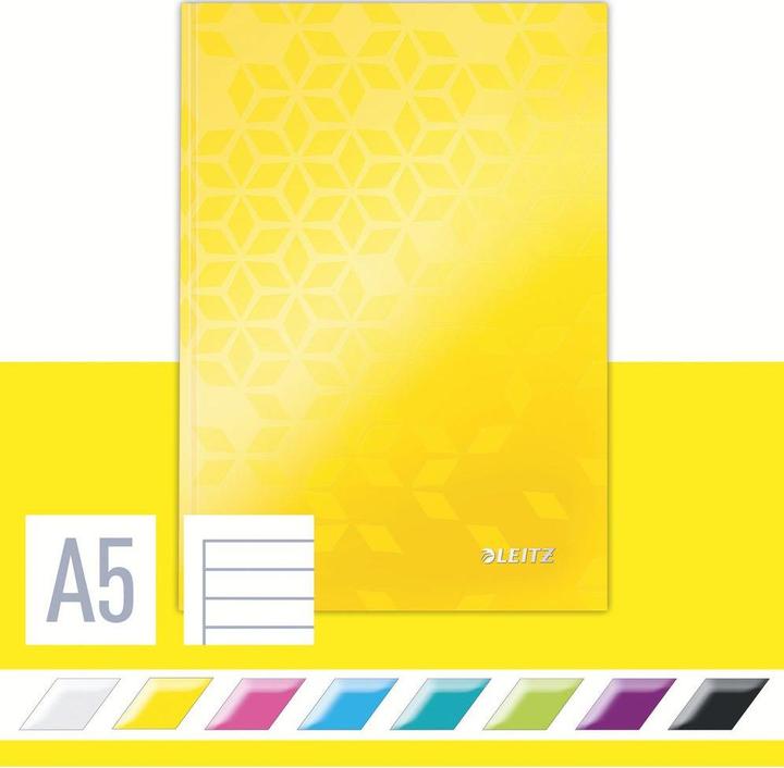 Image du produit Leitz WOW - Carnet de notes (A5, À rayures, Couverture rigide)