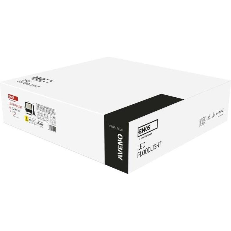 Thumbnail - Emos, Wandleuchte + Deckenleuchte, LED-Strahler AVENO schwarz, 200W neutralweiss (32000 lm)