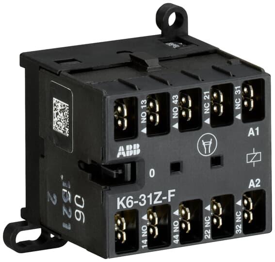 Produktbild ABB K6-31Z-F-80 Kleinhilfsschütz 220-240V 40-450Hz GJH1211003R8310