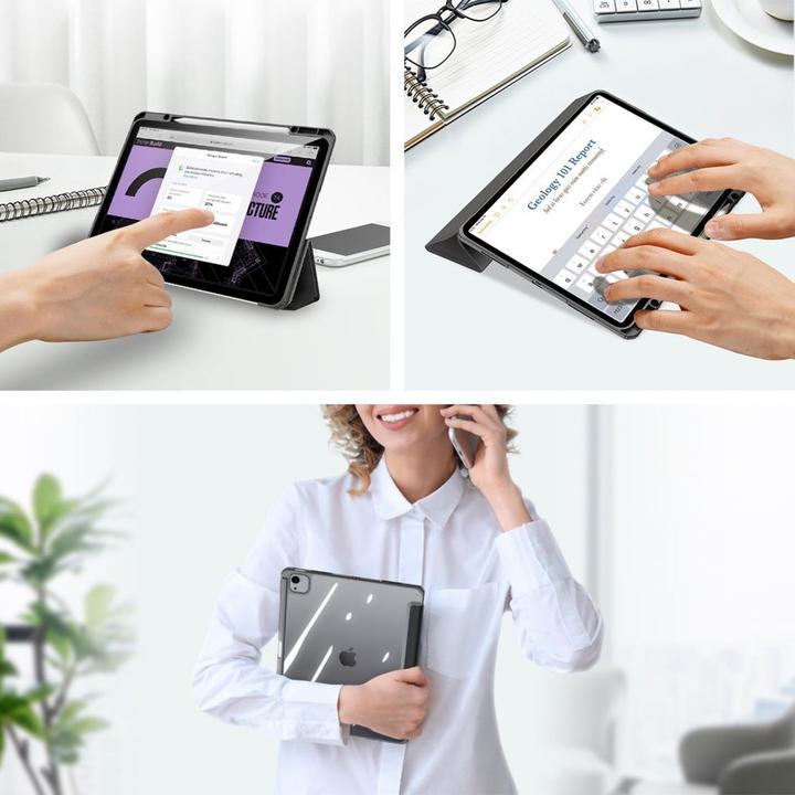 Actual product image Dux Ducis Tri Fold Cover (iPad Pro 12.9 2020 (4. Gen), iPad Pro 12.9 2022 (6th Gen), iPad Pro 12.9 2021 (5th Gen), iPad Air 13 2024 (M2), iPad Pro 12.9 2018 (3. Gen))