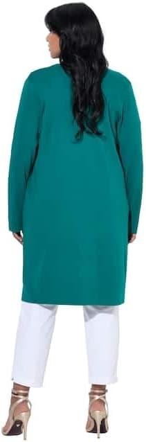 Produktbild Ulla Popken Strickjacke, lange, offene Form, weicher Feinstrick (50, 52)