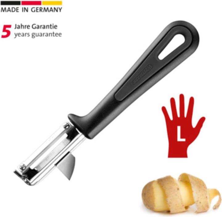 Produktbild Westmark 28032270 Sparschäler Gentle für Linkshänder, PP/Edelstahl, schwarz / silber, 16,5 x 3,7 x 1