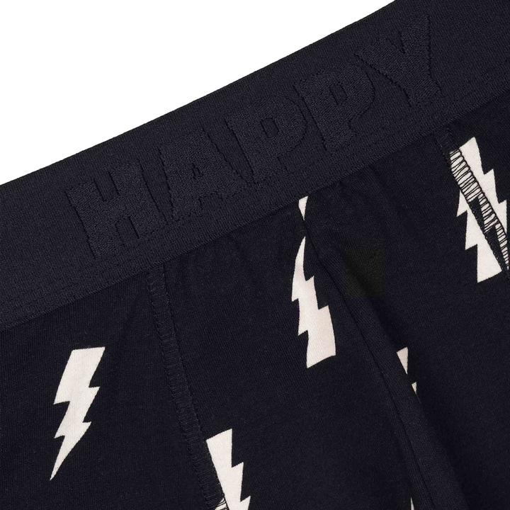 Image du produit Happy Socks 3-Pack Black and White Short Boxers (L, Lot de 3)