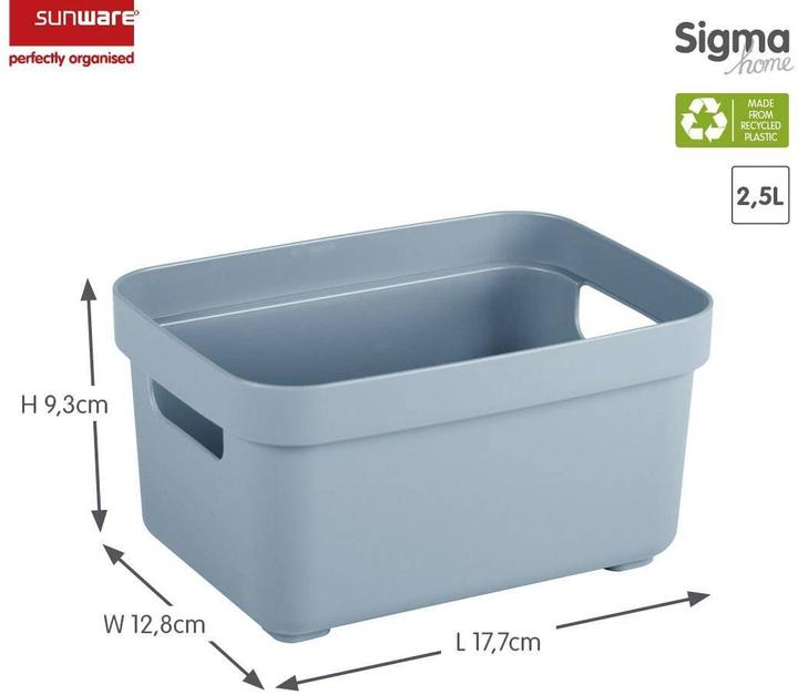 Image du produit Sunware Sigma home Boîte de rangement 2,5L bleu (2.50 l)