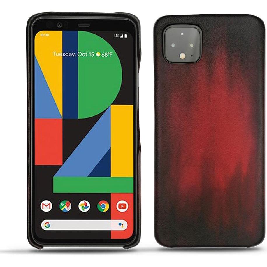 Noreve Lederschutzhülle (Google Pixel 4 XL), Smartphone Hülle, Rot