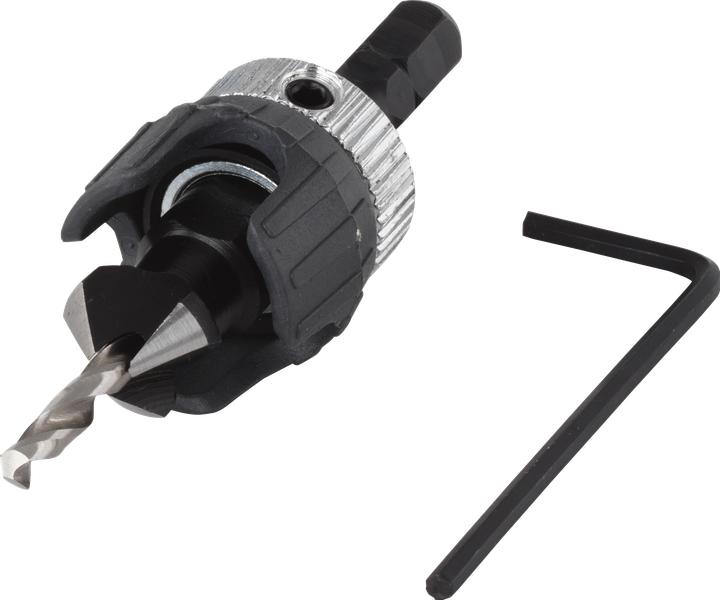Produktbild wolfcraft wolfcraft 1 Vorbohrer m Senker+Tiefenst. ø3,2x12mm (3.2 mm, 12 mm)