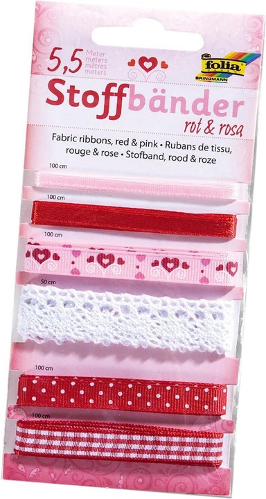 Produktbild Folia Stoffbänder Set (Geschenkband, 6 x)