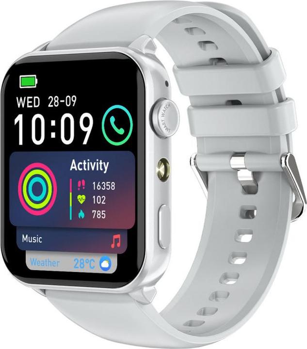 Produktbild Blackview R30 Max (Montre connectée - 1.91" - Appels bluetooth) Argent