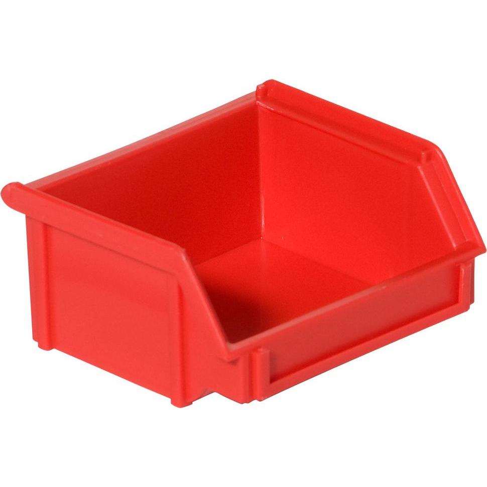 Wolfgang Warmbier, Aufbewahrungsbox, IDP-STAT-Sichtlagerkasten, ESD, 95 x 100 x 50 mm, rot (10 x 9.5 x 5 cm)