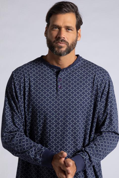 Produktbild JP1880 Nachthemd, uni, Langarm, bis Gr 8XL (4XL)