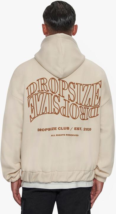 Actual product image Dropsize Heavy Oversize Mirrored Logo Zip-Hoodie - 124653 (XS)
