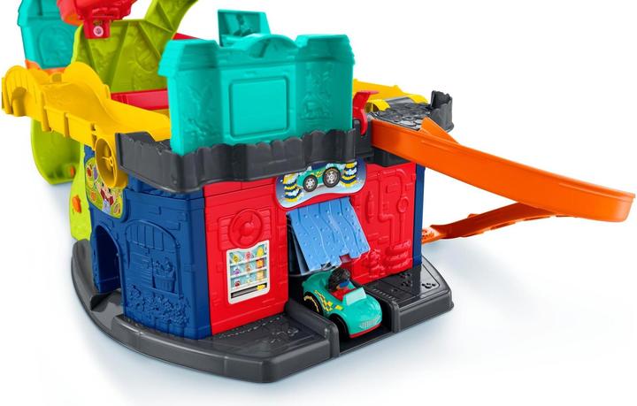 Produktbild Fisher-Price Little People - Sitzen und Stehen Wheelies Garage