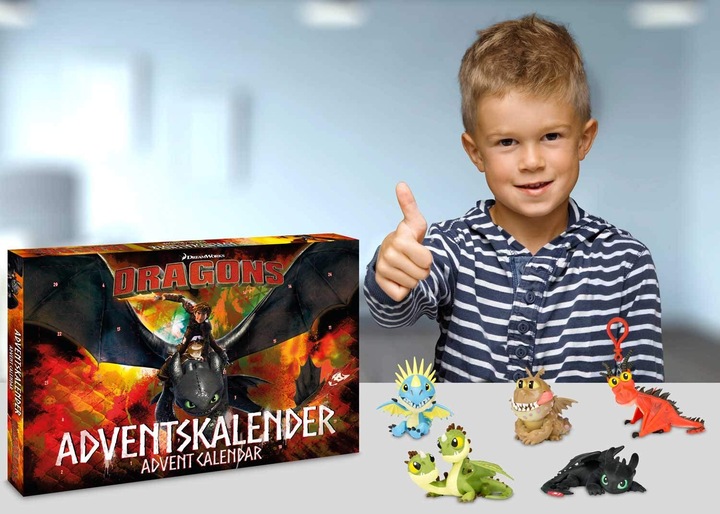 Produktbild Craze Adventskalender Dragons
